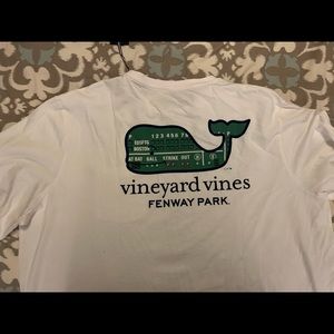 Rare Vineyard Vines Green Monster Red Sox Long Sleeve shirt. NWT